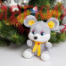 Мягкая игрушка Мышь с шарфом AQ201505208LGR